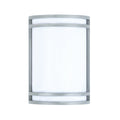 10-inch Brushed Aluminum Outdoor Wall Sconce