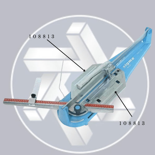 Sigma table guide with metal rail and red measurement scale