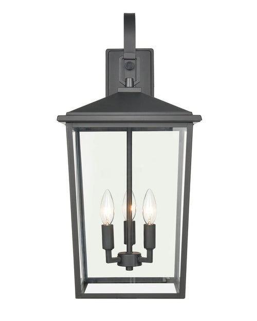 11'' Fetterton Powder Coated Black 3 Light Wall Sconce