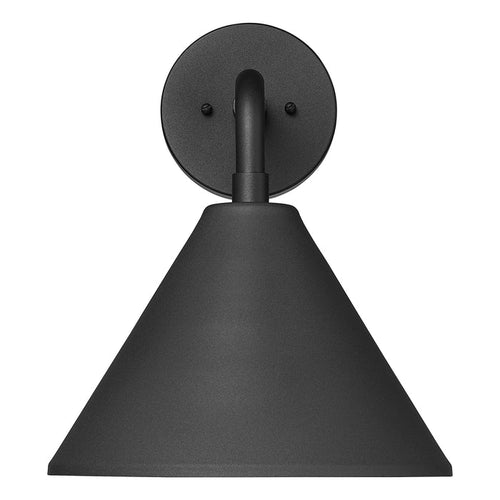 12'' Axston Textured Black 1 Light Wall Sconce