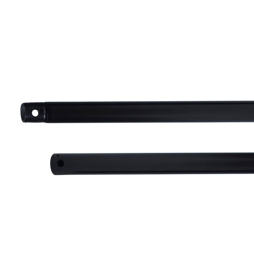 12-inch Black Fan Downrod