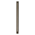 12-inch Brushed Nickel Fan Downrod with 120V Input