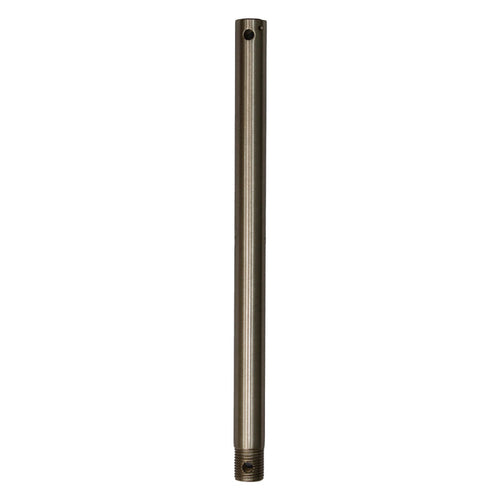 12-inch Brushed Nickel Fan Downrod with 120V Input