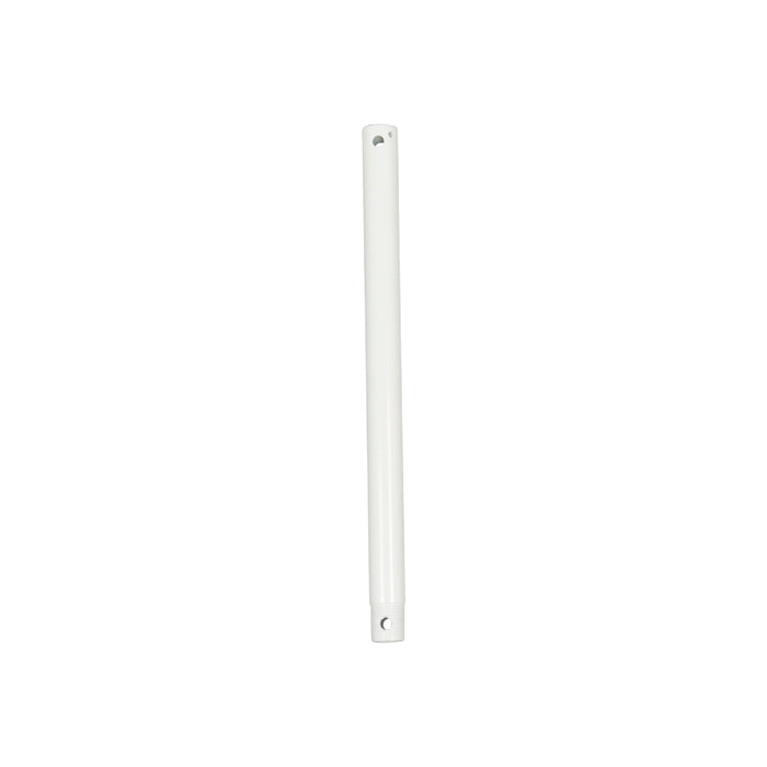 12-inch White Fan Downrod