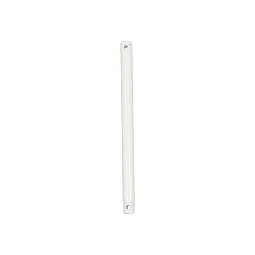 12-inch White Fan Downrod