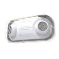 12-inch White Outdoor Emergency Light with 5W Output and 120-277V Input