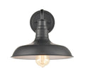 12'' Milltown Powder Coated Black 1 Light Wall Sconce