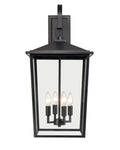 13'' Fetterton Powder Coated Black 4 Light Wall Sconce