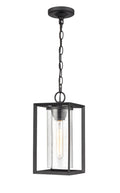 13.5'' Wheatland Powder Coated Black 1 Light Hanging Lantern
