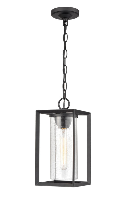 13.5'' Wheatland Powder Coated Black 1 Light Hanging Lantern
