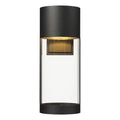 15-inch Trefor Powder Coated Black Outdoor Wall Sconce