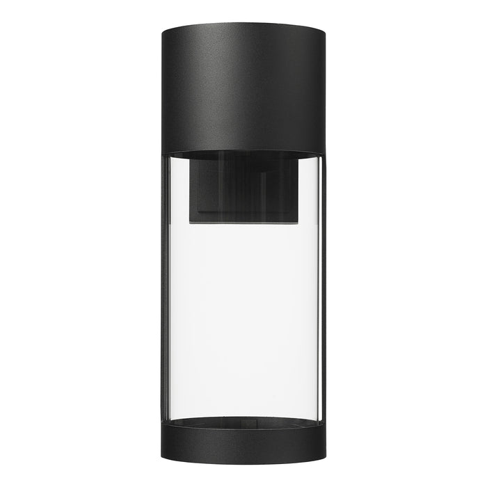 15-inch Trefor Powder Coated Black Outdoor Wall Sconce