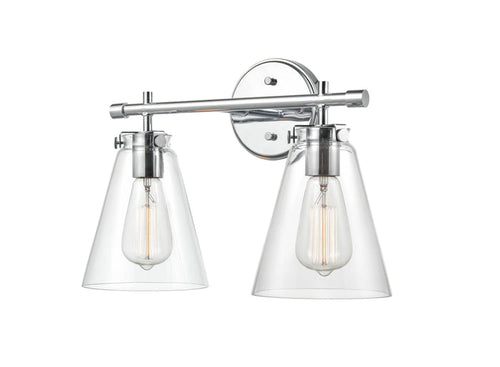 16'' Aliza Chrome 2 Light Bath Vanity