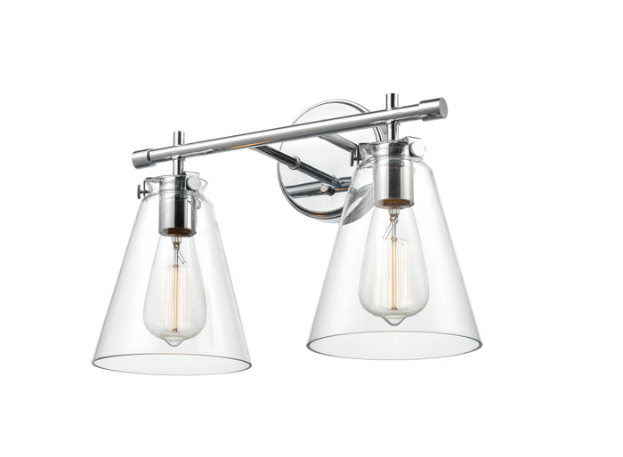 16'' Aliza Chrome 2 Light Bath Vanity