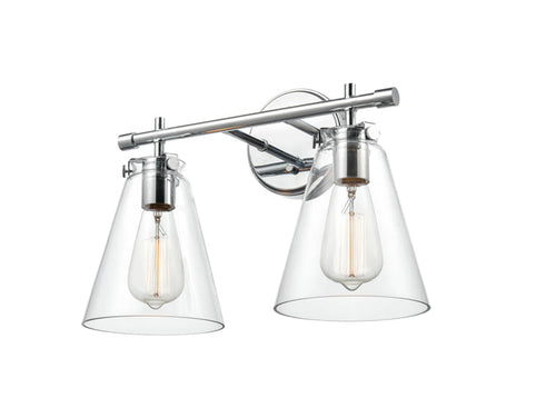 16'' Aliza Chrome 2 Light Bath Vanity