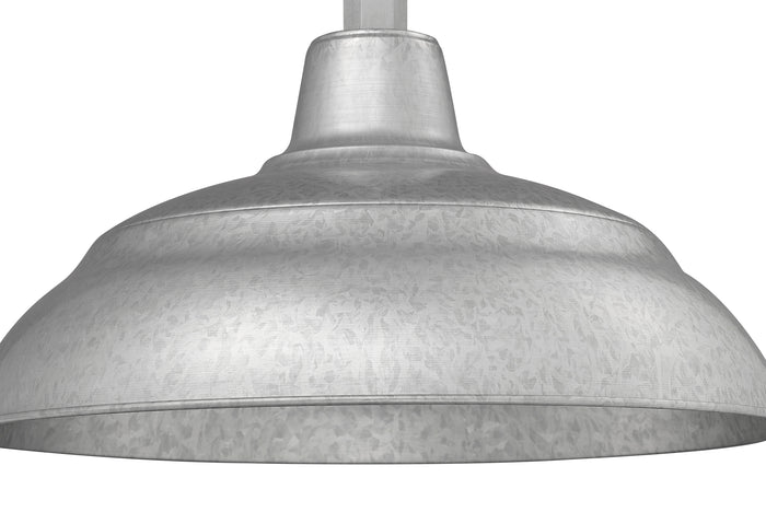 17'' Galvanized Metal R Series Warehouse Shade