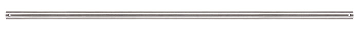 18-inch Brushed Nickel Fan Downrod with 120V Input