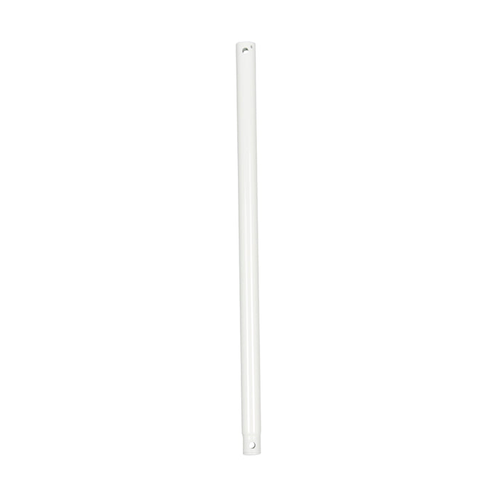18-inch White Fan Downrod