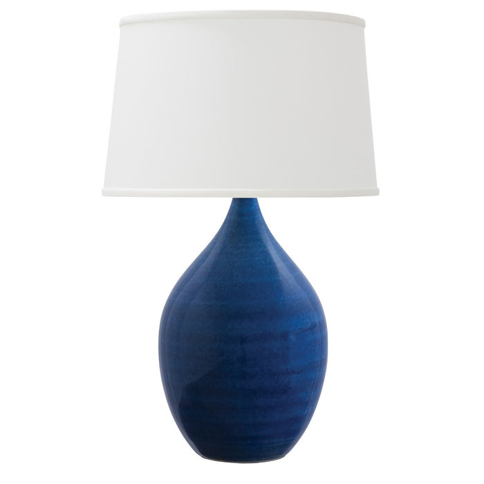 18.5-inch Scatchard Brown Gloss Table Lamp