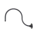 19-inch R Series Satin Black Gooseneck Arm
