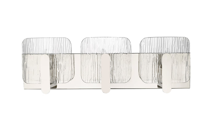 24'' Rimini Polished Nickel 3 Light Bath Vanity