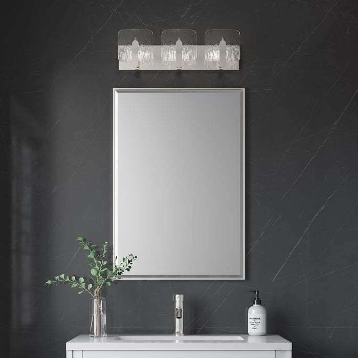 24'' Rimini Polished Nickel 3 Light Bath Vanity