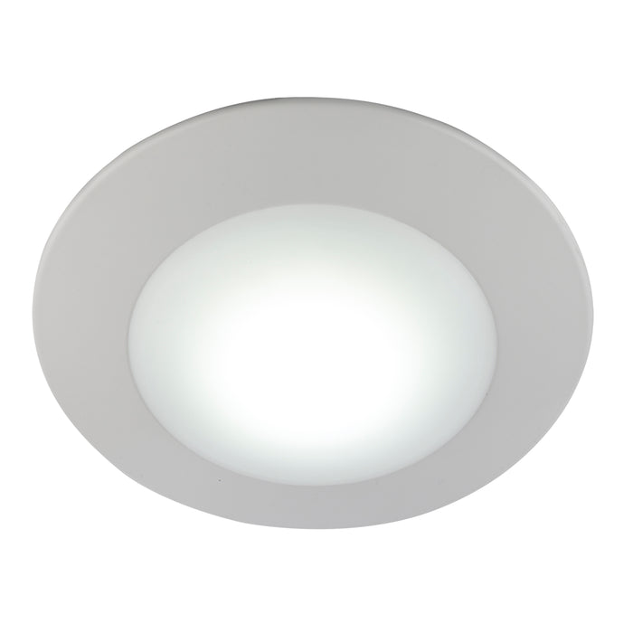 4-inch White Wall Light with 3000K Light