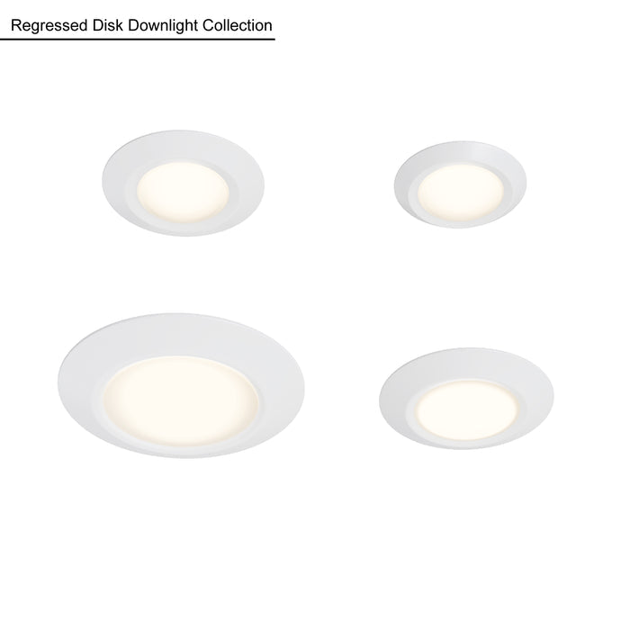 4-inch White Wall Light with 5-CCT Selectable White