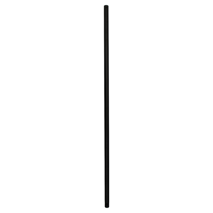 48-inch Matte Black Fan Downrod with 120V Input