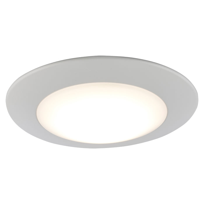 6-inch White Wall Light with 3000K Light
