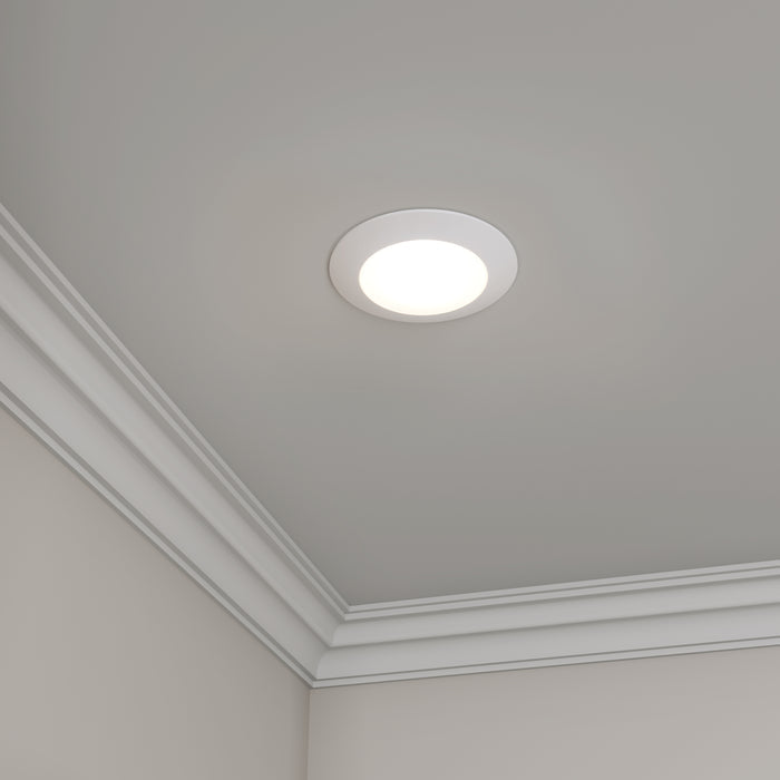 6-inch White Wall Light with 3000K Light