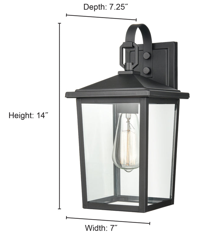 7'' Fetterton Powder Coated Bronze 1 Light Wall Sconce