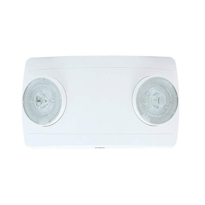 7.5-inch White Emergency Light with 0.5W Output, 120-277V Input and Integrated LED