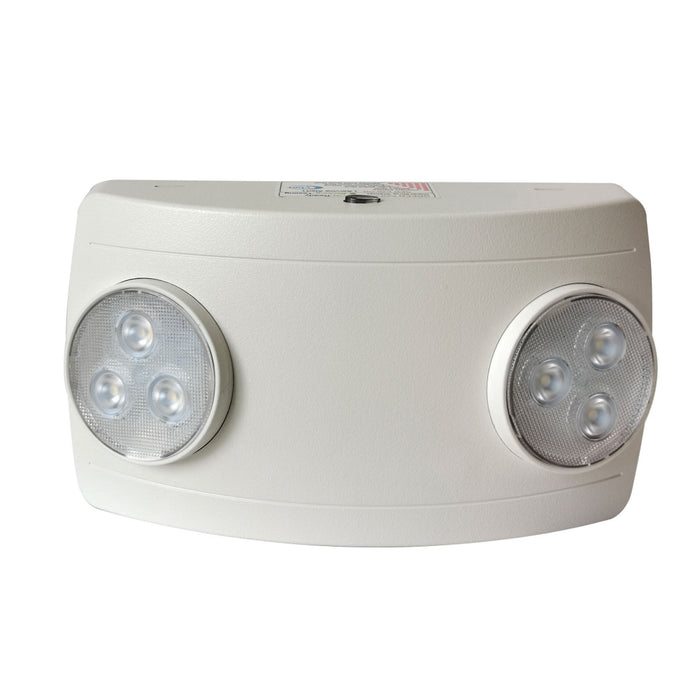 7.5-inch White Emergency Light with 0.5W Output and 120-277V Input