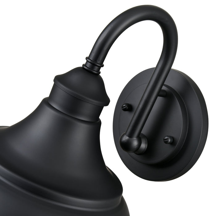 8'' Alvii Powder Coated Black 1 Light Wall Sconce