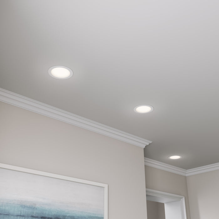8-inch White Commercial Wall Light with 5-CCT Selectable White and 3W Output