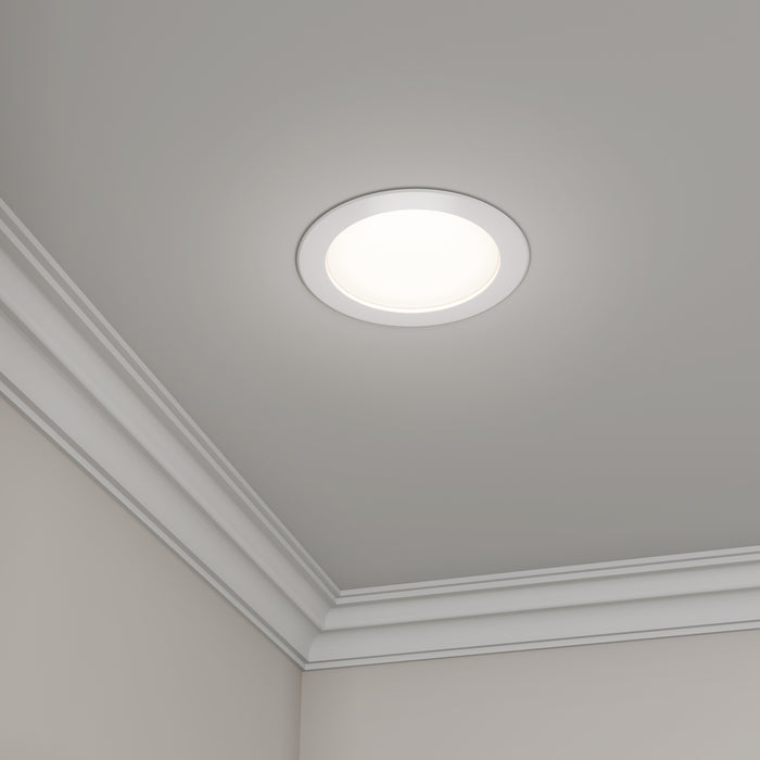 8-inch White Commercial Wall Light with 5-CCT Selectable White and 3W Output