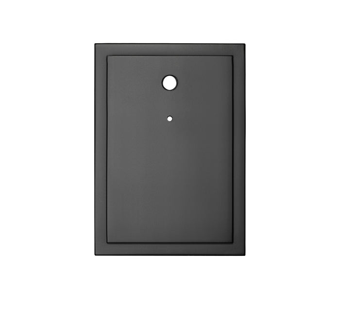 8'' McDonough Powder Coated Black 1 Light Lantern