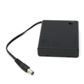 8 x AA battery holder with 5.5mm/2.1mm Plug and On/Off Switch by The Pi Hut - The Pi Hut
