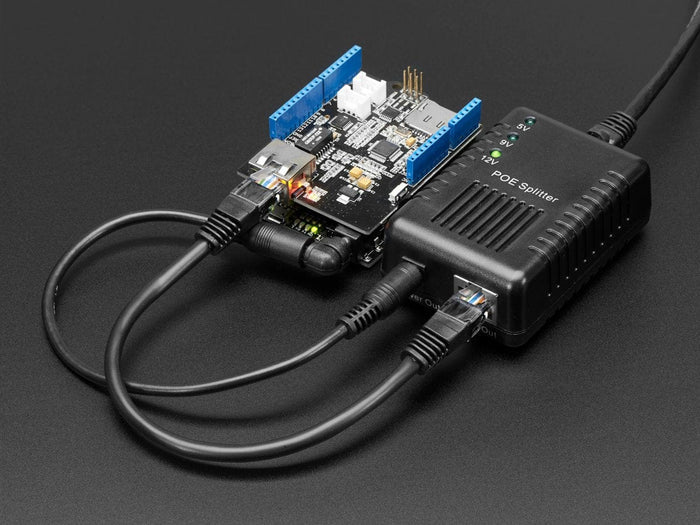 802.3af PoE Output Data & Power Splitter - 5/9/12V by The Pi Hut - The Pi Hut