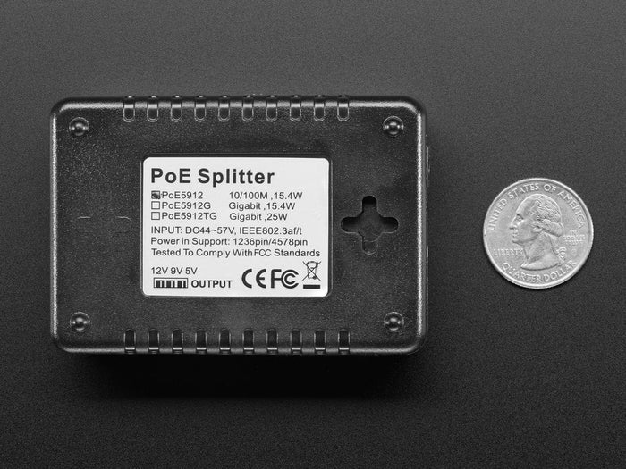 802.3af PoE Output Data & Power Splitter - 5/9/12V by The Pi Hut - The Pi Hut