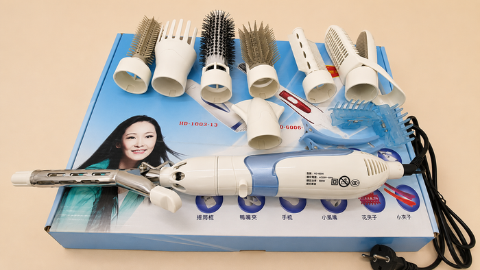 9-in-1 Hot Air Styler Hair Dryer Brush Set | Multi-Function Hair Styling Tool