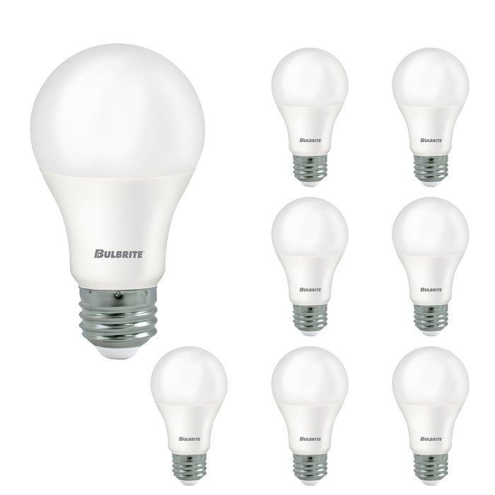 A19 8.5W Non-Dimmable Frost Filament LED Light Bulb with E26 Base, 3000K, 750 Lumens, 8-Pack
