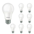 A19 8.5W Non-Dimmable Frost Filament LED Light Bulb with E26 Base, 3000K, 750 Lumens, 8-Pack