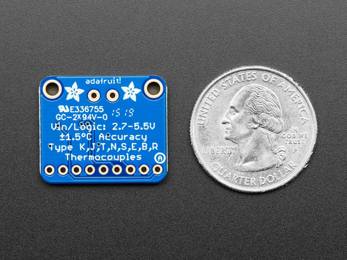 Adafruit MCP9600 I2C Thermocouple Amplifier (K, J, T, N, S, E, B and R Type T) by Adafruit - The Pi Hut