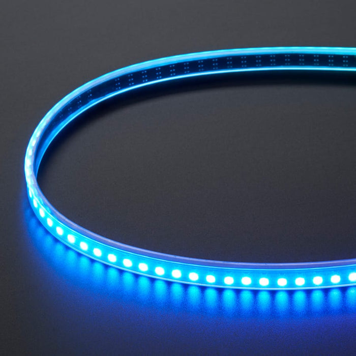 Adafruit Mini Skinny NeoPixel Digital RGB LED Strip - 144 LED/m (1m BLACK) by Adafruit - The Pi Hut