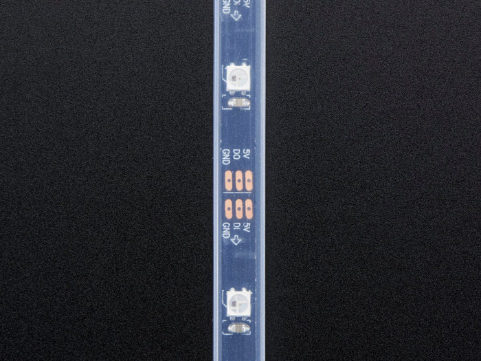 Adafruit Mini Skinny NeoPixel Digital RGB LED Strip - 1m 30 LED/m (BLACK) [Discontinued] by Adafruit - The Pi Hut