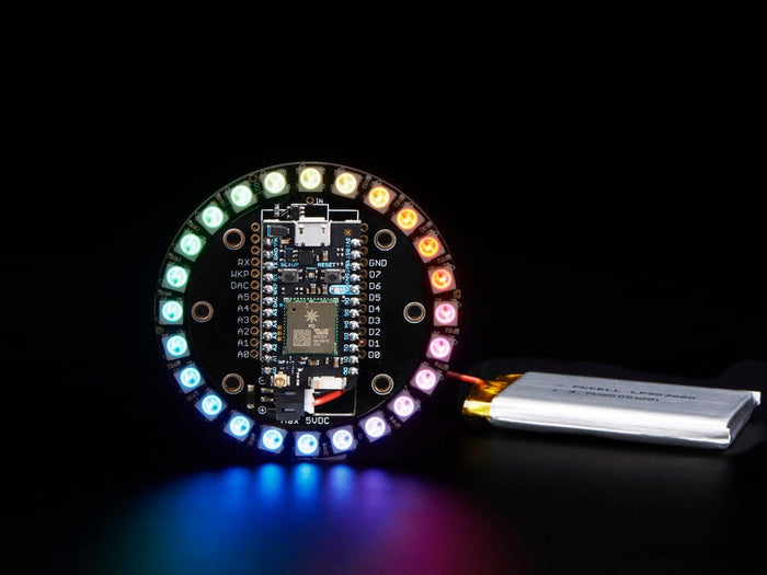 Adafruit Particle/Spark NeoPixel Ring Kit - 24 NeoPixels [Discontinued] by Adafruit - The Pi Hut
