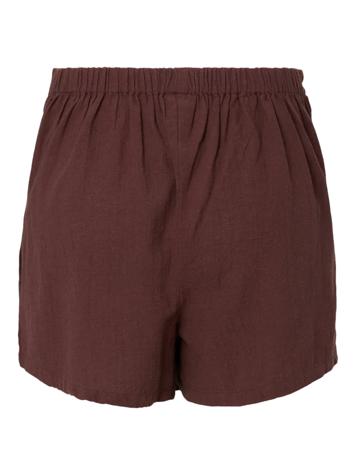 Agnes skort deep mahogany