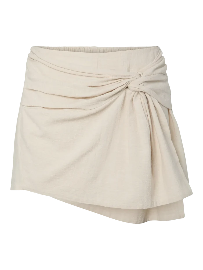 Agnes skort deep natural